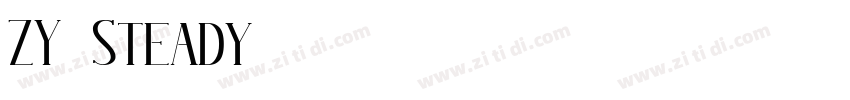 ZY Steady字体转换
